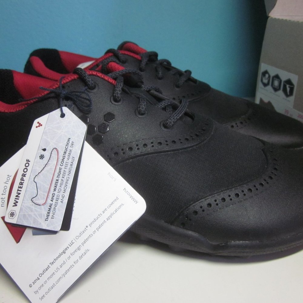 VIVOBAREFOOT Linx Black Waterproof Minimalist 39 (Golf shoes)